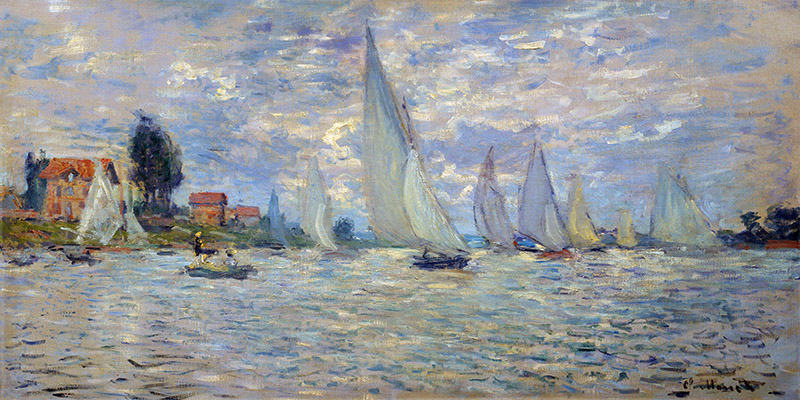 Claude Monet, Les barques régates à Argenteuil