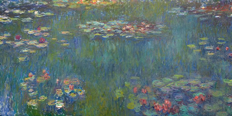 Claude Monet, Le Bassin aux nymphéas, reflets verts, 1920-1926