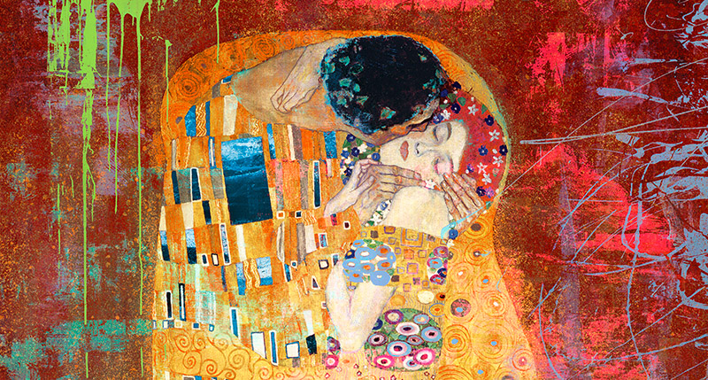 Eric Chestier, Klimt's Kiss 2.0 (detail)