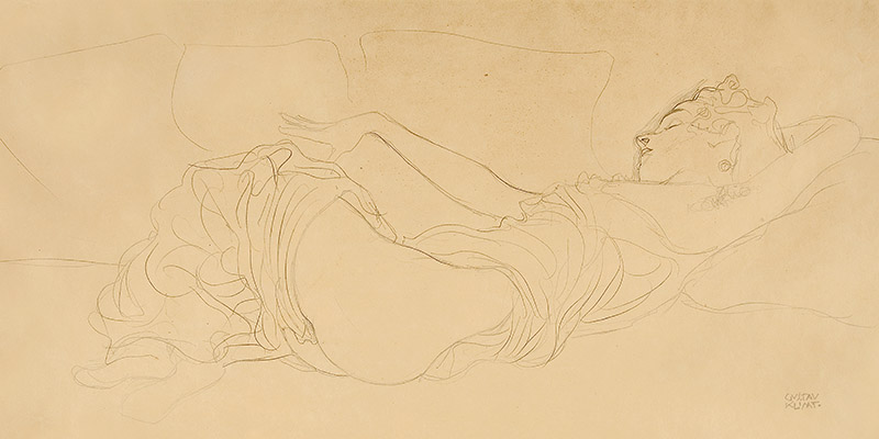 Gustav Klimt, Sleeping Woman