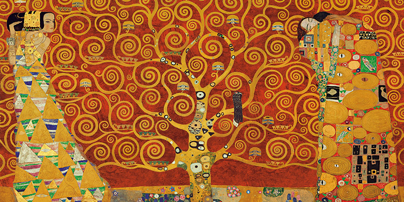 Gustav Klimt, Tree of Life (Red Variation)