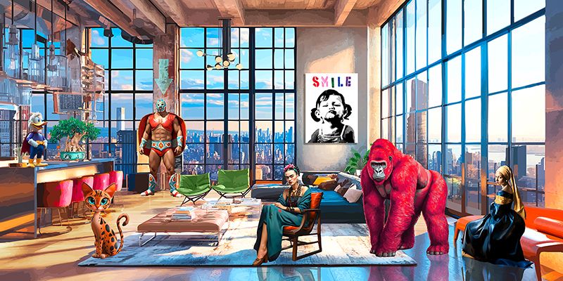 Gerard Madau, Surrealoft, At the Girls'