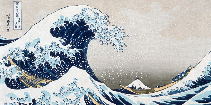 Katsushika Hokusai, The Wave off Kanagawa (detail)
