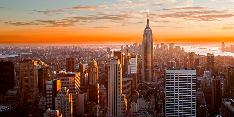 Inigocia, Sunset over New York City