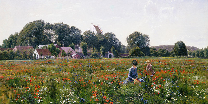 Johannes Boesen, Gathering Wild Flowers
