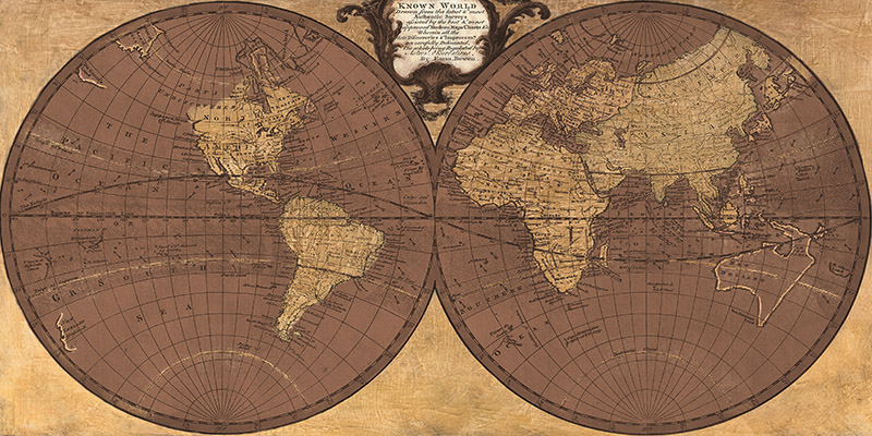 Joannoo, Gilded World Hemispheres II