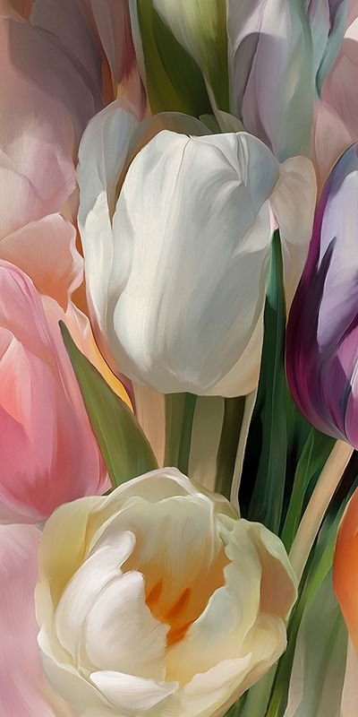 Luca Villa, Soft tulips (detail 2)
