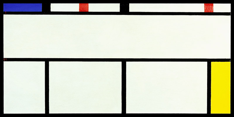 Piet Mondrian, Composition