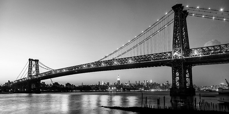Michel Setboun, Queensboro Bridge and Manhattan from Brooklyn, NYC