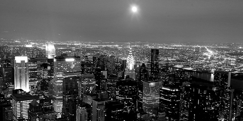 Michel Setboun, Aerial view of Manhattan, NYC
