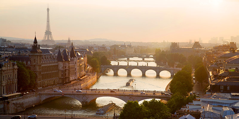 Michel Setboun, Bridges over the Seine river, Paris