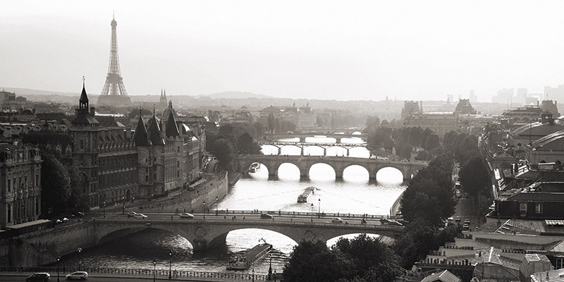Michel Setboun, Bridges over the Seine river, Paris