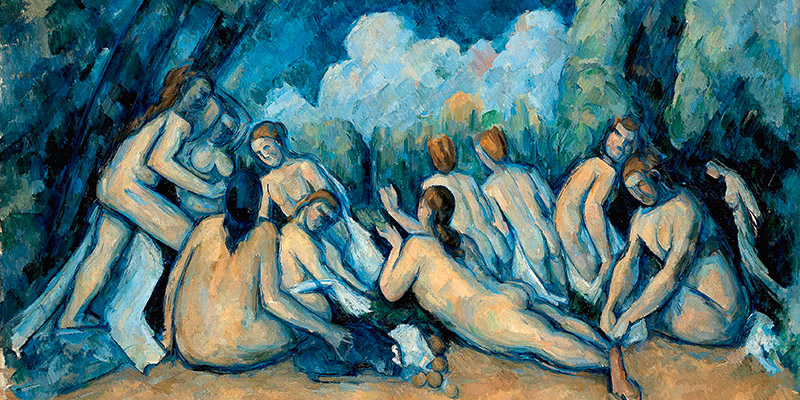 Paul Cezanne, The Bathers (detail)