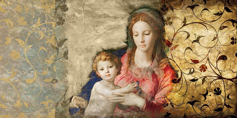 Simon Roux, Virgin Mary (after Bronzino)