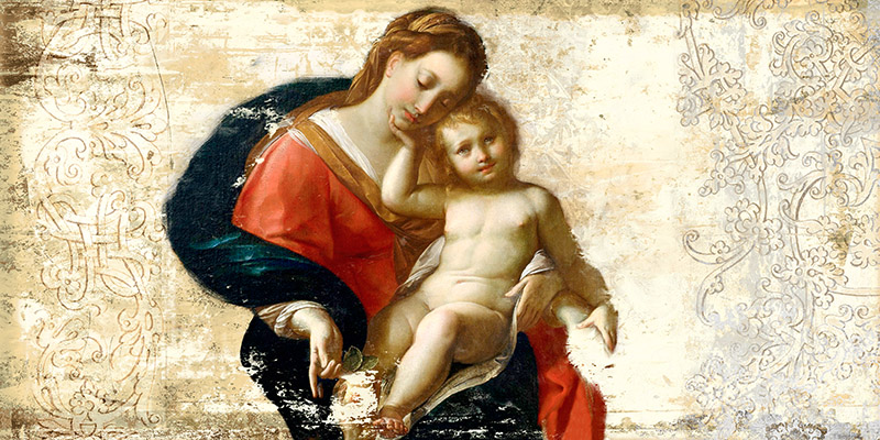 Simon Roux, Madonna and Child (after Procaccini)