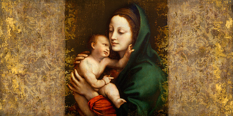 Simon Roux, Holy Virgin (Italian school)