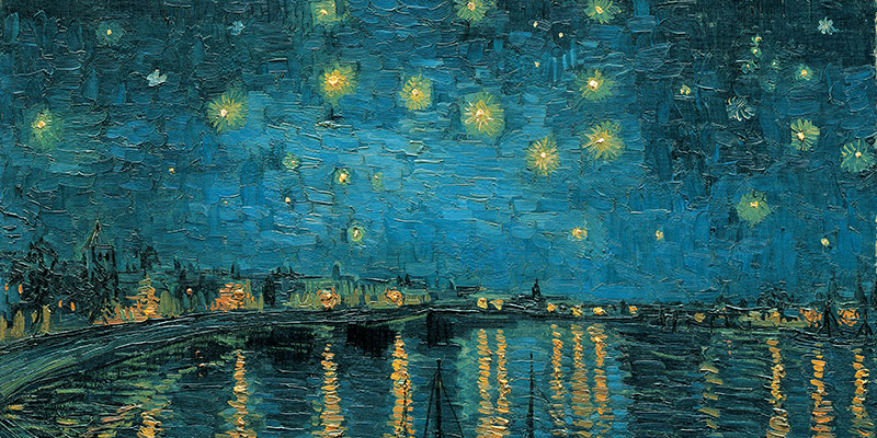 Vincent van Gogh, The Starry Night (detail)