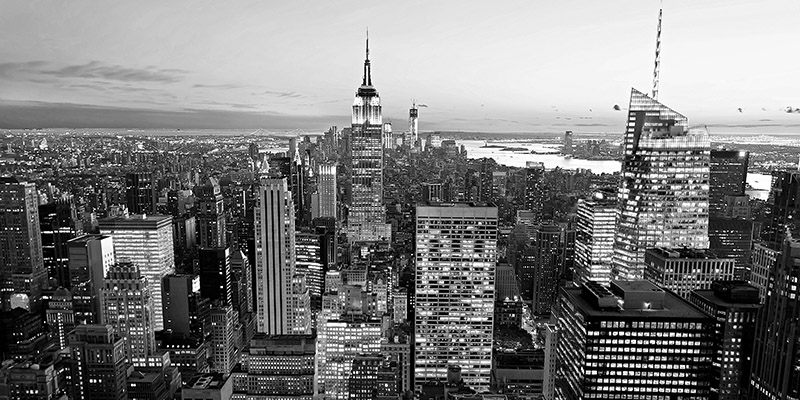 Vadim Ratsenskiy, Aerial view of Manhattan, NYC