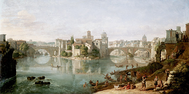Gaspar Van Wittel, The Tiber in Rome
