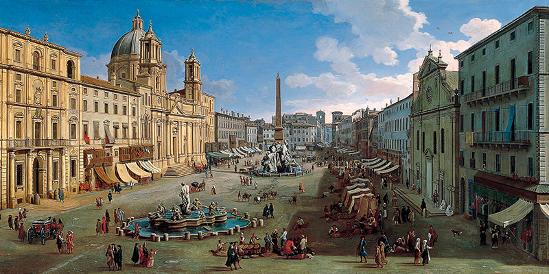 Gaspar Van Wittel, Piazza Navona, Rome