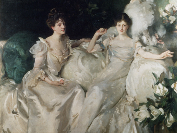 John Singer Sargent, The Wyndham Sisters (detail)