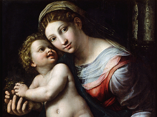 Giulio Romano, Madonna e Bambino (detail)