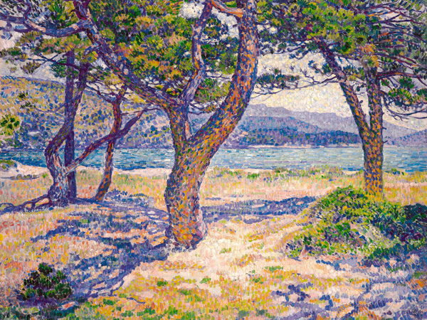 Theo Van Rysselberghe, The Mediterranean at Le Lavandou