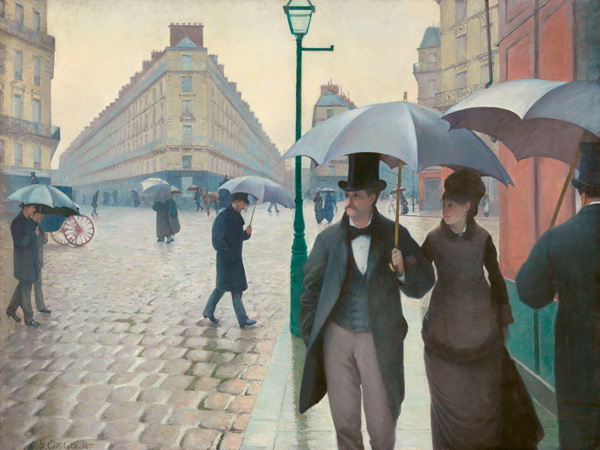 Gustave Caillebotte, Paris Street, rainy day