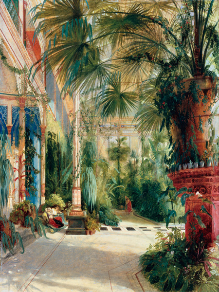 Carl Blechen, Das Innere des Palmenhauses