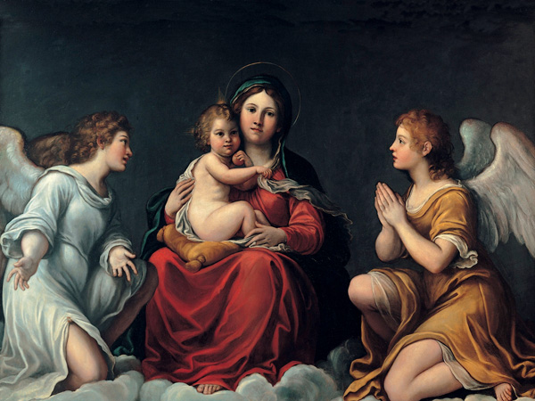Francesco Albani, Madonna con Bambino ed angeli