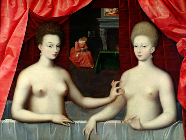 School of Fontainebleau, Gabrielle d’Estrees and her sister