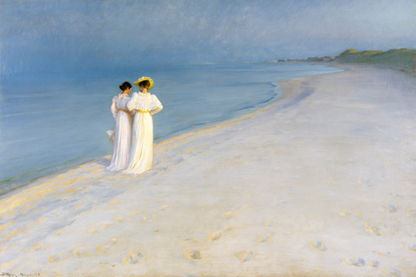 Peder Severin Krøyer, Summer evening on Skagen's Beach