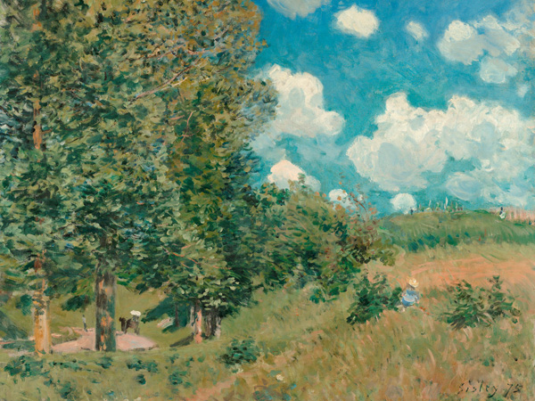 Alfred Sisley, The Road from Versailles to Saint-Germain