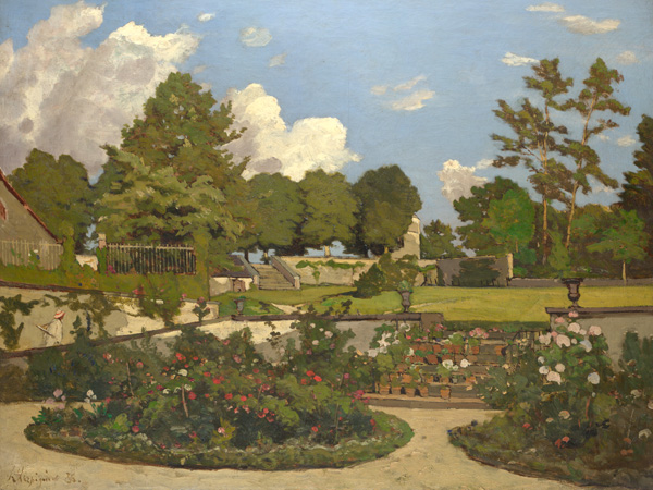 Henri-Joseph Harpignies, The Painter's Garden at Saint-Privé