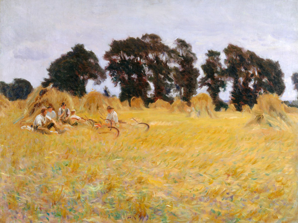 John Singer Sargent, Reapers resting in a Wheat Field