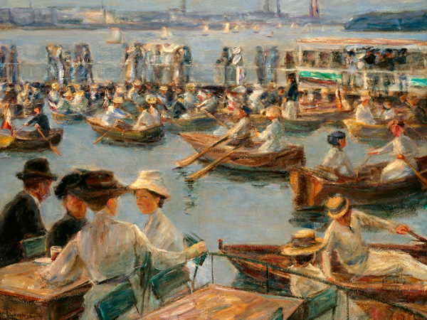 Max Liebermann, On the Alster in Hamburg