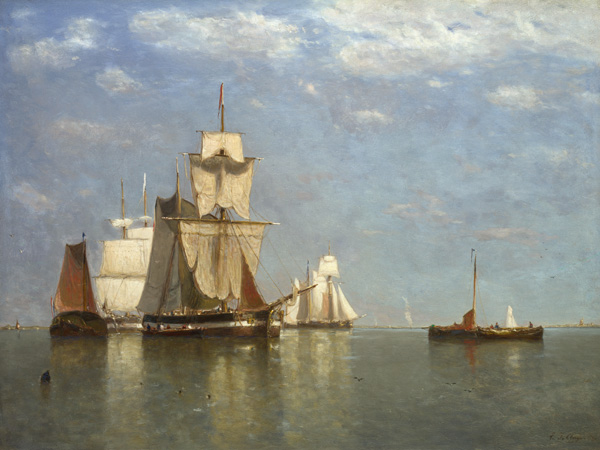 Paul Jean Clays, Ships lying off flushing