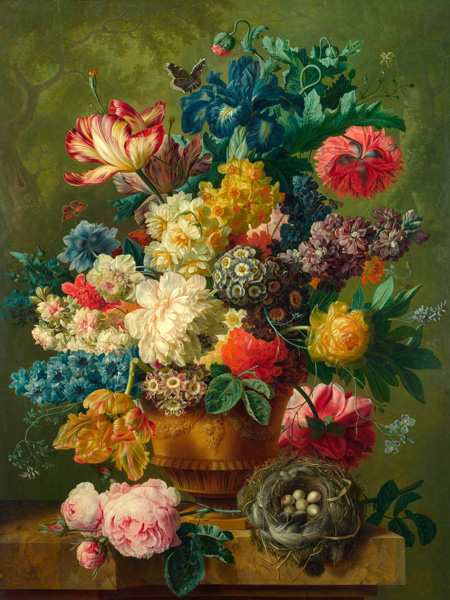 Ambrosius Bosschaert the Elder, Composition of Flowers in a Vase