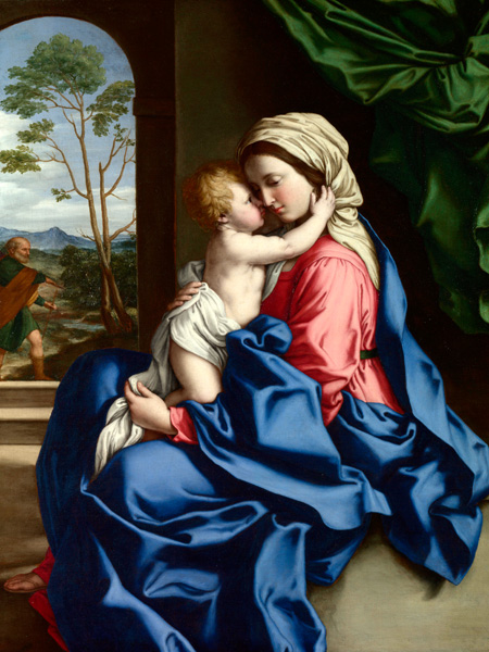 Sassoferrato, The Virgin and Child embracing