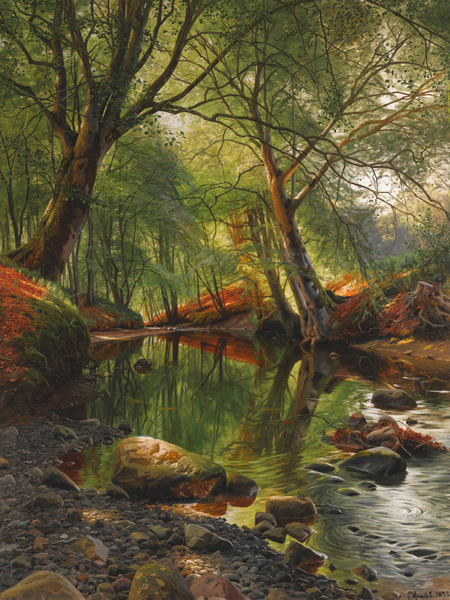 Peder Mørk Mønsted, A woodland stream