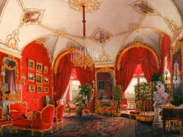 Edward Petrovich Hau, Interiors of the Winter Palace: the Fourth Reserved Apartment