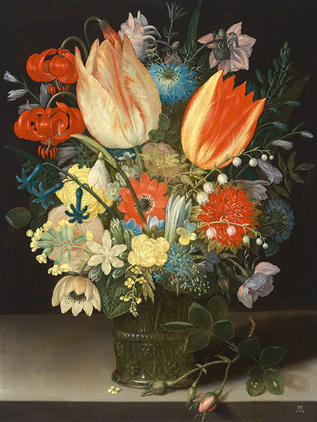Peter Binoit, Still Life with Tulips