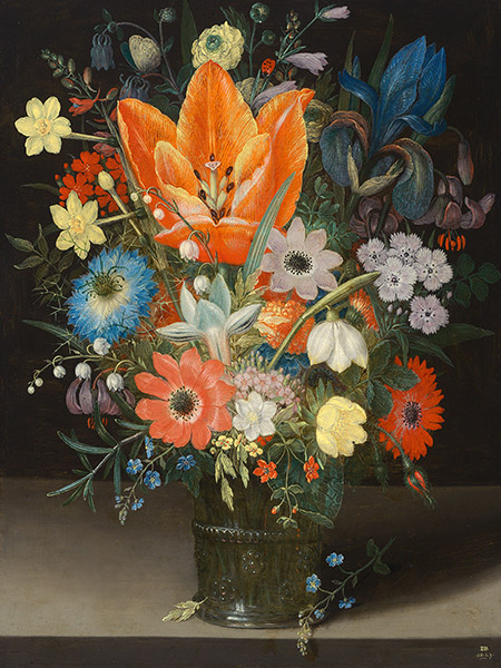 Peter Binoit, Still Life with Iris