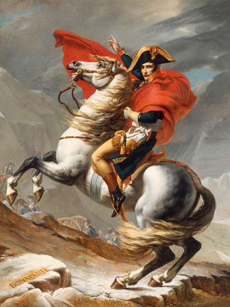 Jacques-Louis David, Bonaparte franchissant le Grand Saint-Bernard