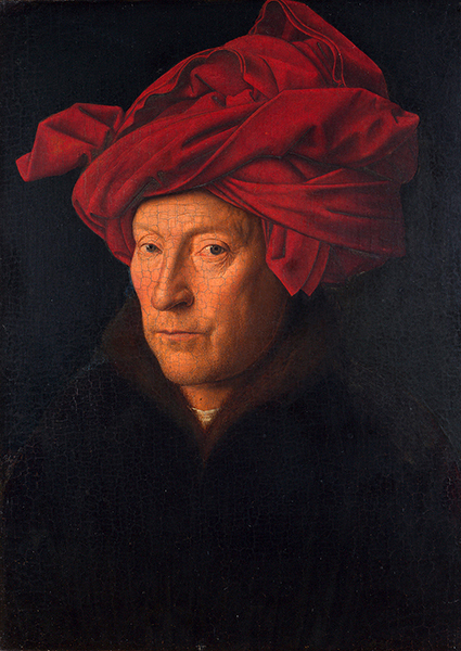 Jan Van Eyck, Portrait of a Man in a Turban