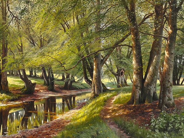 Peder Mørk Mønsted, A summer day in the forest