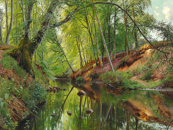 Peder Mørk Mønsted, A stream in the forest