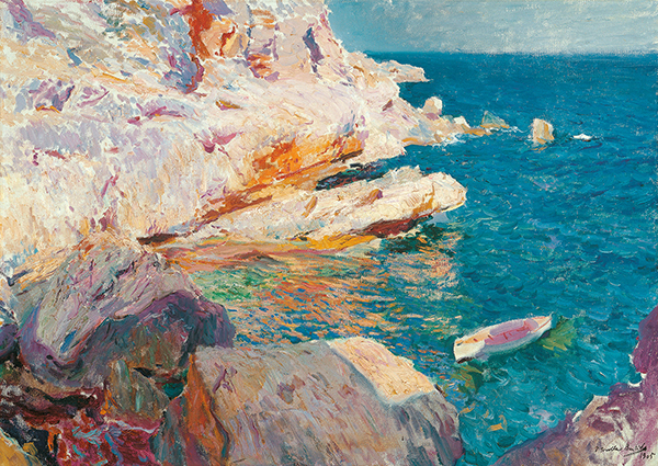 Joaquín Sorolla y Bastida, Rock at Jávea and the White Boat