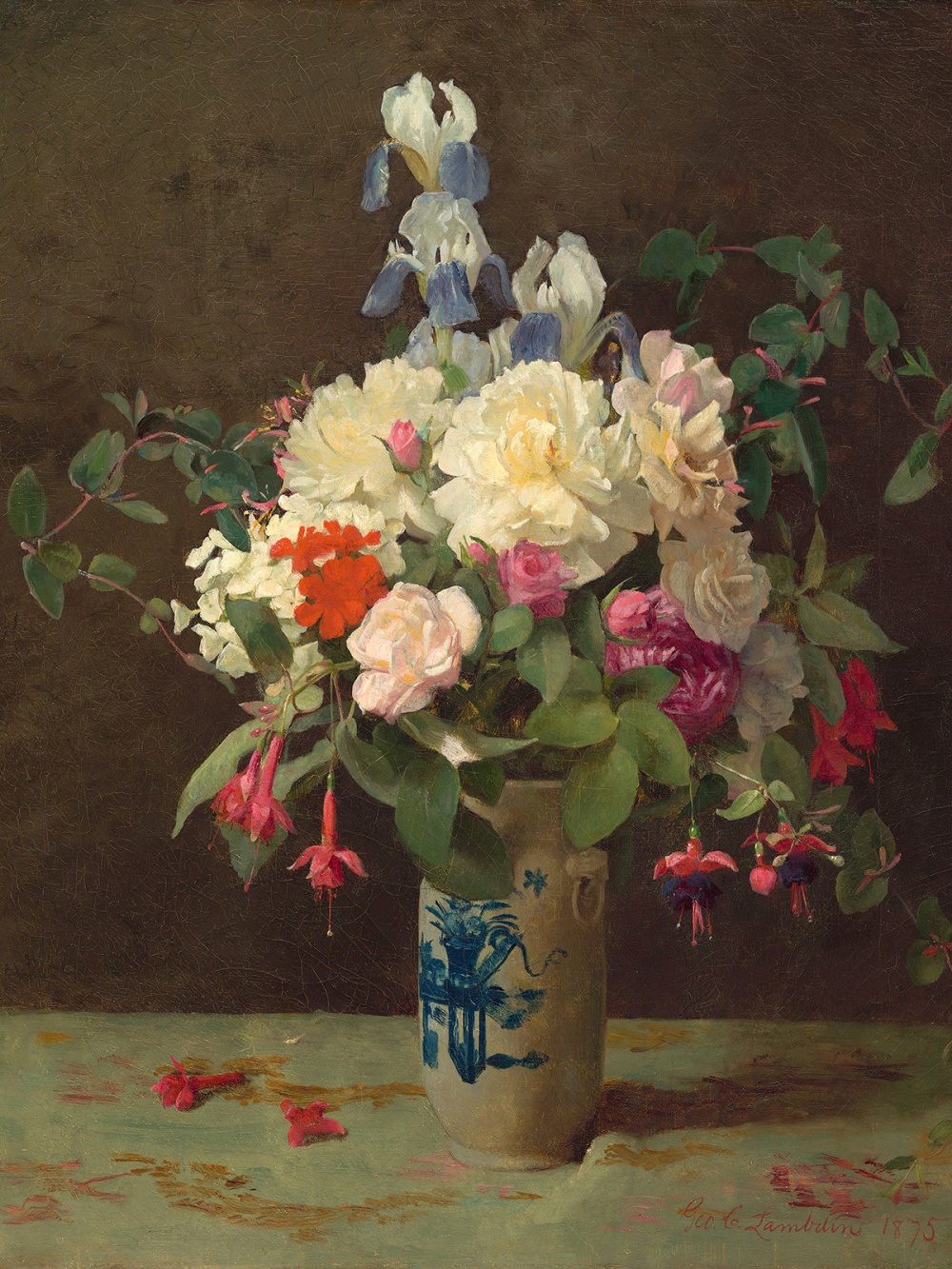 George Cochran Lambdin, Vase of flowers