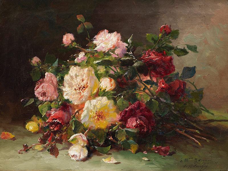 Eugene Henri Cauchois, Bouquet de roses